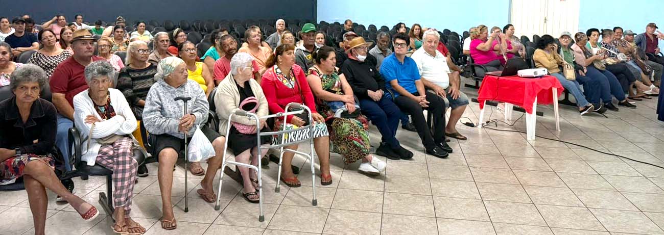 PALESTRA INTERGERACIONAL PROMOVE INTEGRAÇÃO E VALORIZAÇÃO DA PESSOA IDOSA