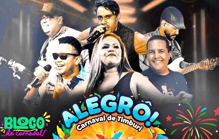 CARNAVAL EM TIMBURI TERÁ TRÊS DIAS DE FOLIA